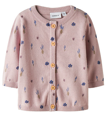 Name It Cardigan - Strik - NbfOhio - Burnished Lilac