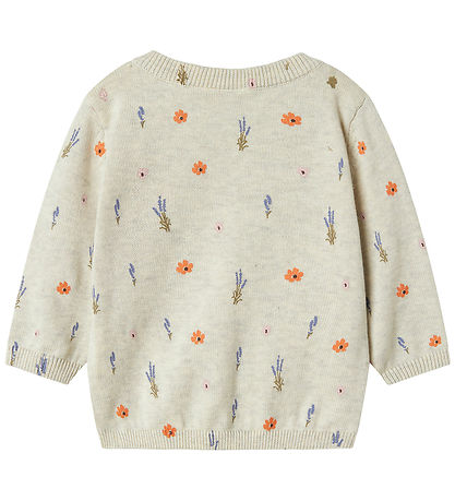 Name It Cardigan - Strik - NbfOhio - Peyote Melange