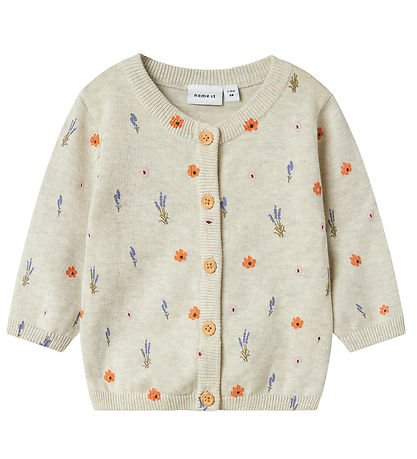 Name It Cardigan - Strik - NbfOhio - Peyote Melange