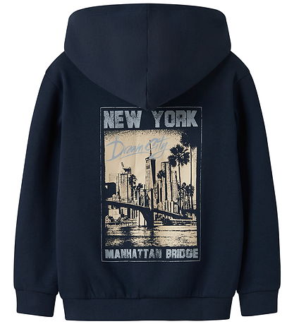 Name It Hættetrøje - NkmVoltinus - Navy Blazer/1986 New York