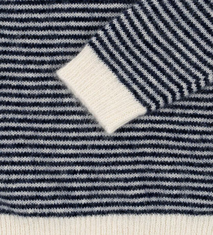 Konges Sløjd Bluse - Uld - Strik - Berle - Ensign Blue/Buttercre