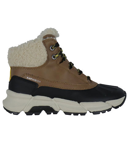 Geox Vinterstøvler - J Flexyper Plus - Brown/Yellow