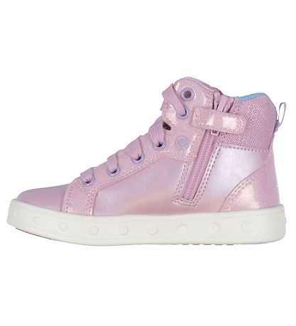 Geox Støvler  m. Lys - Skylin - Pink/Fuchsia