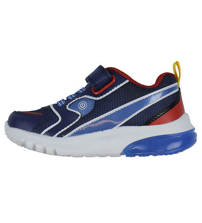Geox Sko - Ciberdrom - Blue/Red
