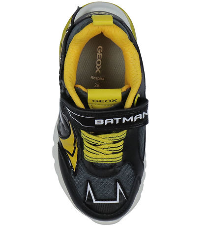 Geox Sko m. Lys - Ciberdron - Black/Yellow