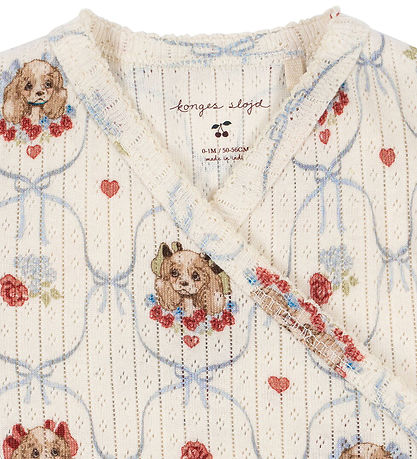 Konges Sløjd Heldragt - Rib - Minnie - Puppy m. Hulmønster