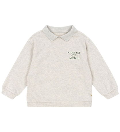 Konges Sløjd Polobluse - Spotty - Off White Melange
