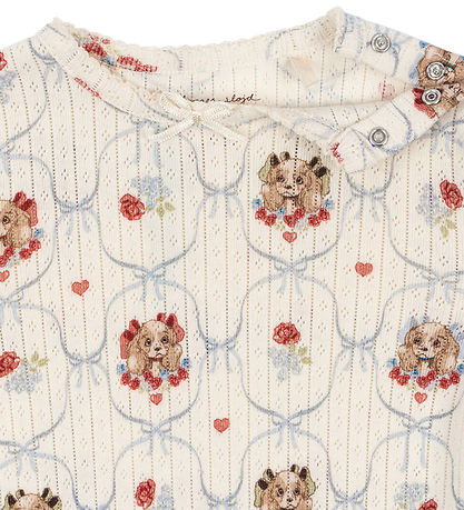 Konges Sløjd Heldragt - Rib - Minnie - Puppy m. Hulmønster
