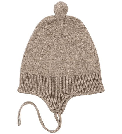 Konges Sløjd Hue - Uld - Strik - Mattou - Light Brown