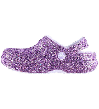 Crocs Sandaler - Clsc Lined Chunky Glitter - Purple Moon