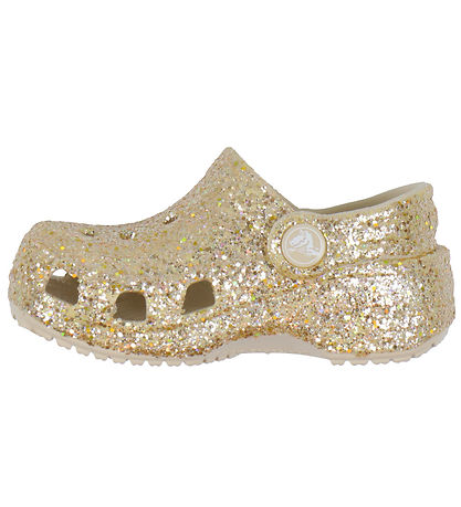 Crocs Sandaler - Littles Chunky Glitter - Sandstone