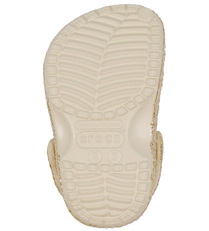 Crocs Sandaler - Littles Chunky Glitter - Sandstone