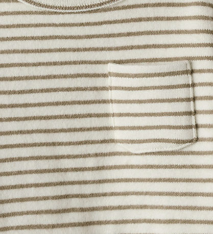 Lil Atelier Bluse - Slim - NmmThoro - Turtledove/Sepia Tint