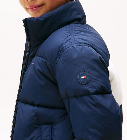 Tommy Hilfiger Dunjakke - Dark Night Navy