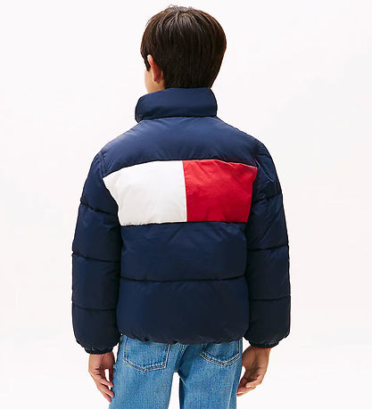 Tommy Hilfiger Dunjakke - Dark Night Navy