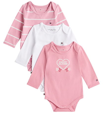 Tommy Hilfiger Gaveæske - Body l/æ - 3-pak - Mystic Pink