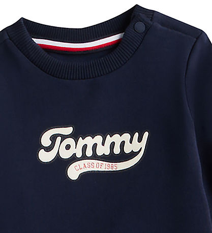 Tommy Hilfiger Sweatsæt - Graphic - Dark Night Blue