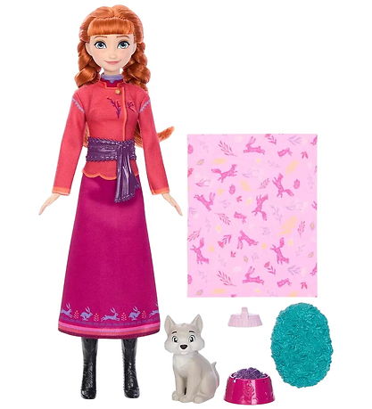 Disney Frozen Dukke - Anna + Baby Fox