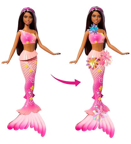 Barbie Dukke - Blooming Magic Black Mermaid Doll