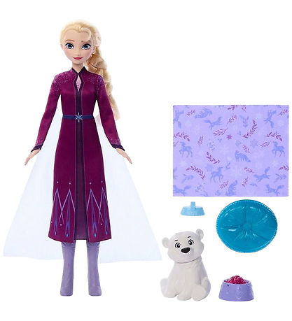 Disney Frozen Dukke - Elsa + Baby Bear