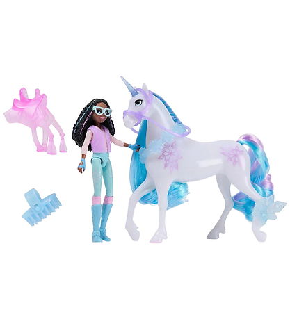 Unicorn Academy Legetøjsfigurer - 13,5 cm - Layla & Glacier