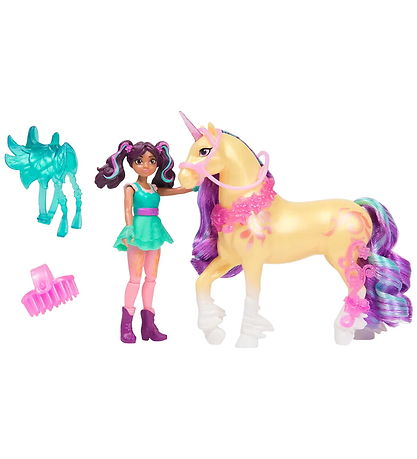Unicorn Academy Legetøjsfigurer - 13,5 cm - Ava & Leaf