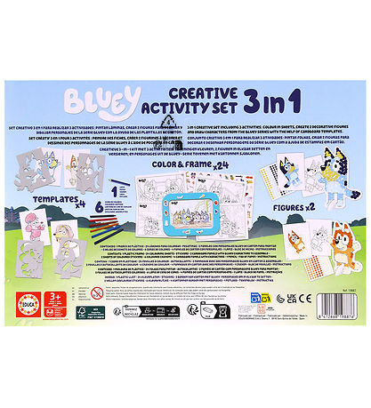 Educa Kreasæt - 3 In 1 Bluey Creative Activity Set