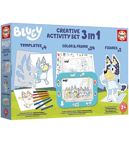 Educa Kreasæt - 3 In 1 Bluey Creative Activity Set