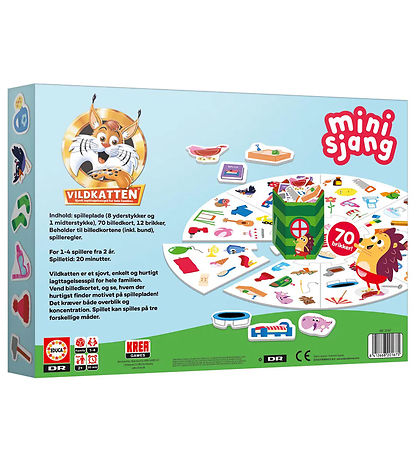 Educa Brætspil - Vildkatten Minisjang Børste