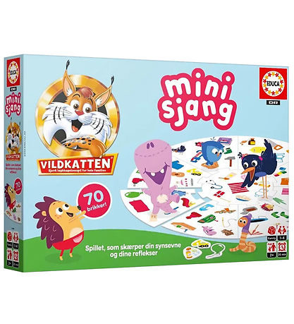 Educa Brætspil - Vildkatten Minisjang Børste