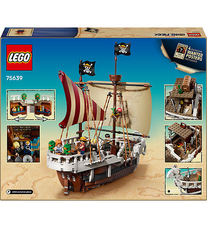LEGO® One Piece - Piratskibet Going Merry - 75639 - 1376 Dele