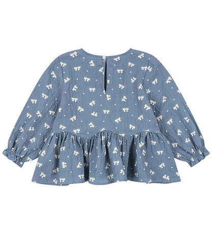 Konges Sløjd Bluse - Vida - Boucle Blue