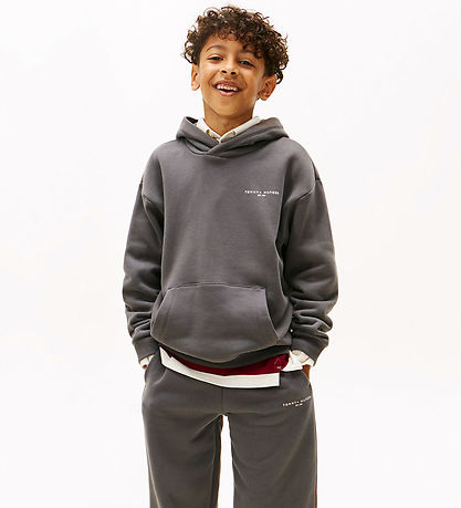 Tommy Hilfiger Hættetrøje - Washed Black
