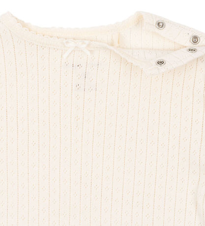 Konges Sløjd Body l/æ - Rib - Minnie - Antique White 
