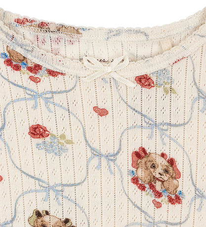 Konges Sløjd Bluse - Rib - Minnie - Puppy m. Hulmønster