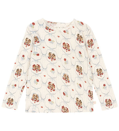 Konges Sløjd Bluse - Rib - Minnie - Puppy m. Hulmønster