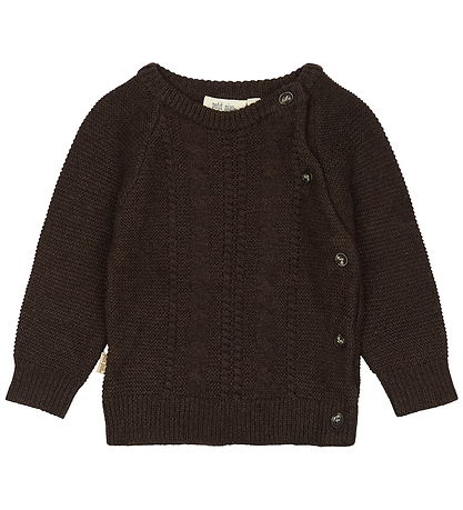 Petit Piao Bluse - PPDago - Strik - Brun