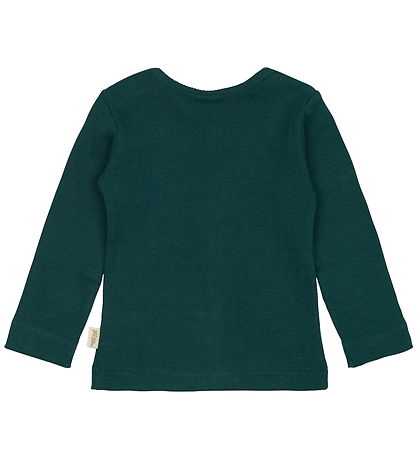 Petit Piao Bluse - Rib - Modal - Dark Sea