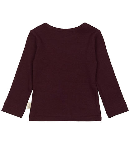 Petit Piao Bluse - Rib - Modal - Dark Grape
