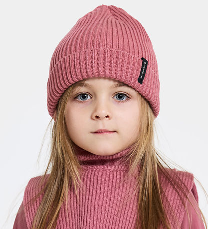 Didriksons Hue - Strik - Bus - Heather Pink
