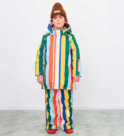 Tiny Cottons Vinterjakke - Multicolor Stripes