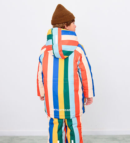 Tiny Cottons Vinterjakke - Multicolor Stripes