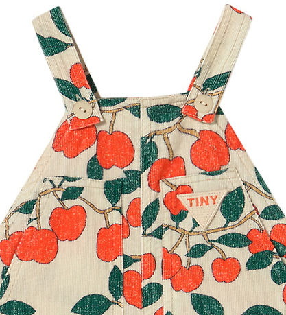 Tiny Cottons Smækbukser - Fløjl - Tiny Apples - Dark Vanilla