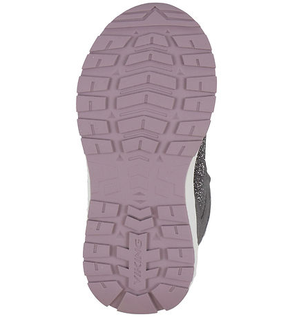 Viking Vinterstøvler - Equip Glitter Warm WP 2V - Charcoal/Dusty