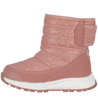 Viking Vinterstøvler - Equip Glitter Warm WP Pull-on - Pink
