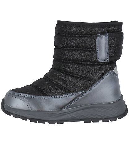 Viking Vinterstøvler - Equip Glitter Warm WP Pull-on - Sort