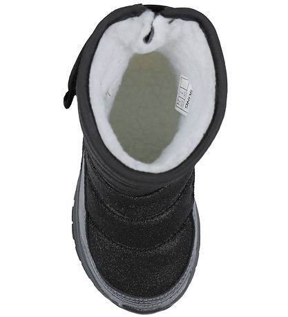 Viking Vinterstøvler - Equip Glitter Warm WP Pull-on - Sort
