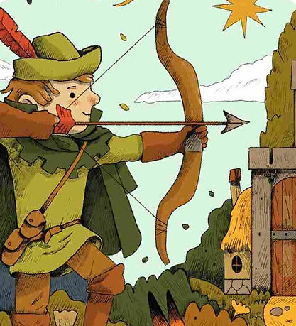 Djeco Puslespil - Robin Hood - 36 Brikker