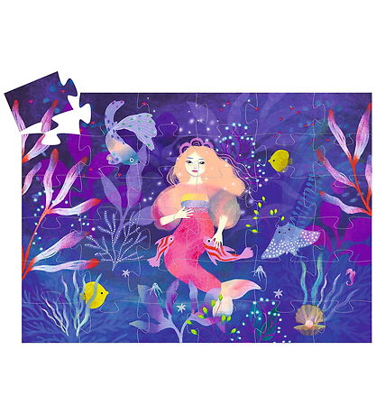 Djeco Puslespil - Ella The Mermaid - 36 Brikker