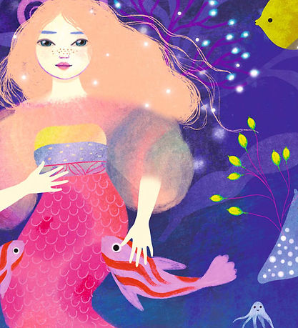 Djeco Puslespil - Ella The Mermaid - 36 Brikker